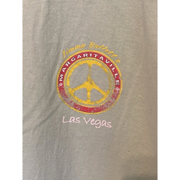 Margaritaville Las Vegas Green S/S T-Shirt Men's XXL Jimmy Buffet's - Picture 5 of 7